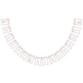 Some Bunny is Turning One Birthday Banner バンティングフラッグ