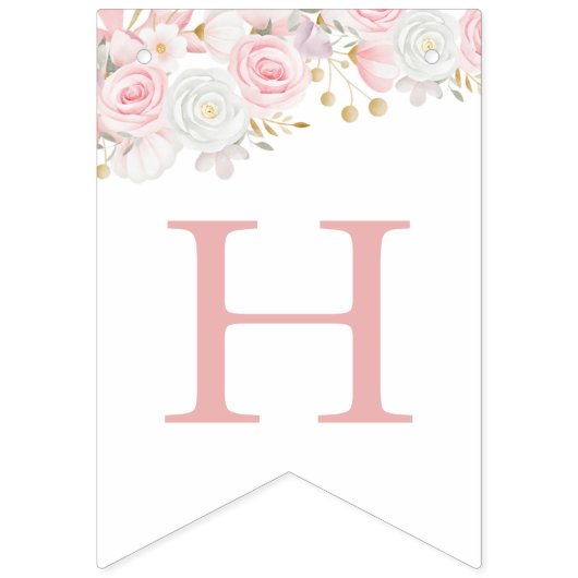 Some Bunny is Turning One Birthday Banner バンティングフラッグ (第2の旗)