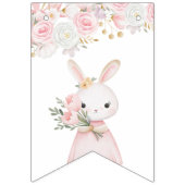 Some Bunny is Turning One Birthday Banner バンティングフラッグ (第1の旗)