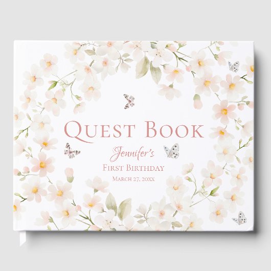 Some Bunny is Turning One Guest Book ゲストブック (正面)