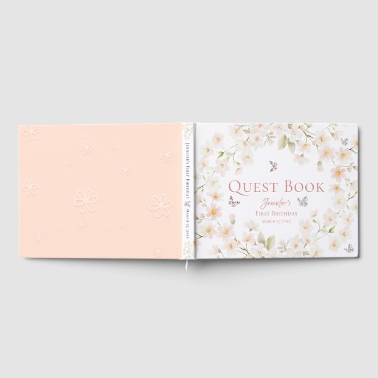 Some Bunny is Turning One Guest Book ゲストブック (全面)
