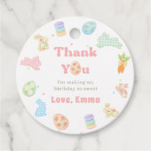 Some Bunny is Turning One Pastel Birthday Thank  フェイバータグ (正面)