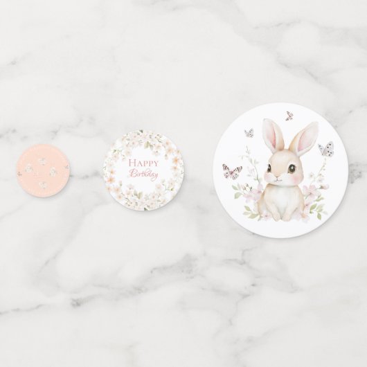 Some Bunny is Turning One Table Confetti コンフェッティ (裏面)