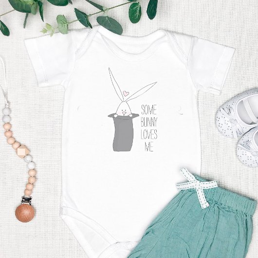 Some Bunny Love Me - Cute ベビーボディスーツ