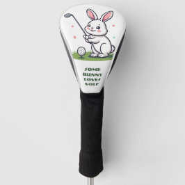 Some Bunny Loves Golf Spring Garden Green Funny ゴルフヘッドカバー