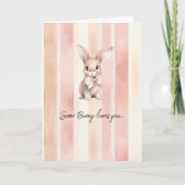 Some Bunny Loves You カード (正面)