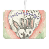 「Some Bunny Loves You」ハートうさぎ空気清浄機 カーエアーフレッシュナー (裏面)