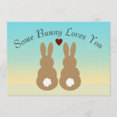 Some Bunny Loves You 招待状 (正面)