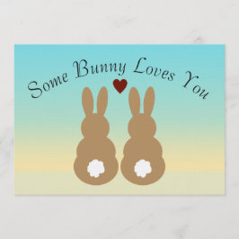 Some Bunny Loves You 招待状