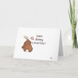 Some Bunny Loves You 2カード サンキューカード