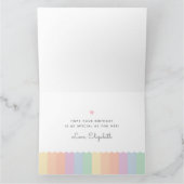 Some Bunny Loves You Cuteハッピーバースデー カード (内部)