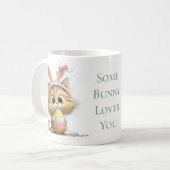 Some Bunny Loves You Easter Cat Mug コーヒーマグカップ (正面左)