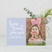 Some Bunny Loves You Easter Photo 招待状 (スタンド正面)