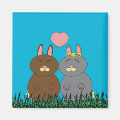 Some Bunny Loves You Magnet マグネット (正面)