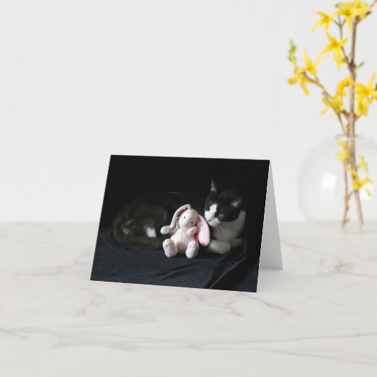 Some Bunny Loves You Note Card カード (黄色い花)