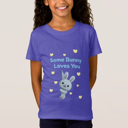 Some Bunny Loves You T-Shirt Tシャツ (正面)