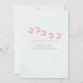 Some Bunny One Cute Rabbit Girls 1st Birthday 招待状 (裏面)