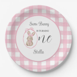 Some Bunny Paper Plate 1st Birthday Party ペーパープレート