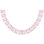 Some Bunny Pink Birthday Banner バンティングフラッグ (全)