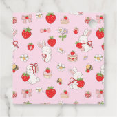 Some Bunny Strawberry Birthday Pink フェイバータグ (裏面)