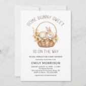 Some Bunny Sweet Gender Neutral Fall Baby Shower 招待状 (正面)