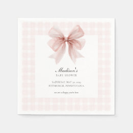 Some Bunny Sweet Pink Baby Shower  スタンダードカクテルナプキン