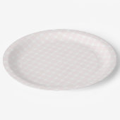 Some Bunny Sweet Pink Baby Shower  ペーパープレート (アングル)