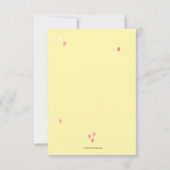 Some Bunny Thinks You're Awesome Happy Easter Card 招待状 (裏面)