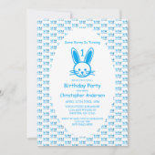 Some Bunny Turning One：最初の誕生日 招待状 (正面)