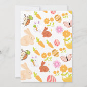 Some Bunny Turning One Bunny 1st Birthdayパーティー 招待状 (裏面)