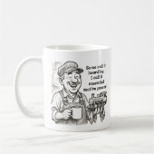 Some Call It Hoarding - Train Driver Wisdom コーヒーマグカップ (左)