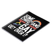  Some Christians Are Gay Get Over It ノートブック (左側)
