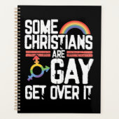  Some Christians Are Gay Get Over It プランナー手帳 (正面)