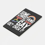  Some Christians Are Gay Get Over It ポストイット (アングル)