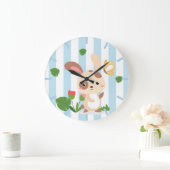Some Cute Bunny ラージ壁時計 (ホーム)