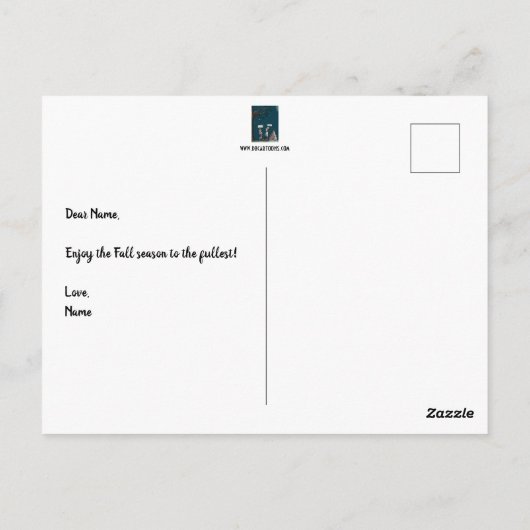 Some Day秋 ポストカード (裏面)