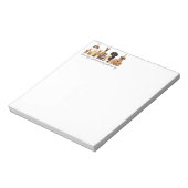 Some Days I just Wanna Play with my Dog Fun Quote ノートパッド (回転)