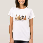 Some Days I just Wanna Play with my Dog Fun Quote Tシャツ (正面)