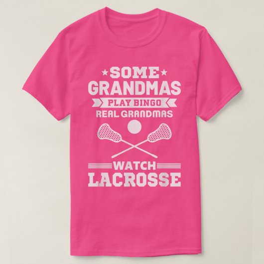 Some Grandmas 遊 Bingo Grandmasがラッロを見る Tシャツ (デザイン正面)