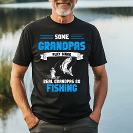 Some Grandpas Bingo遊、Grandpas Go実在魚釣り Tシャツ