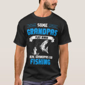 Some Grandpas Bingo遊、Grandpas Go実在魚釣り Tシャツ (正面)