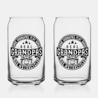 Some Grandpas Play Bingo Real Grandpas Ride Motorc ガラス缶