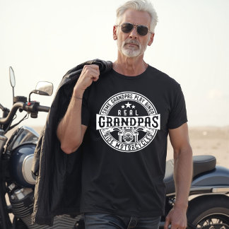 Some Grandpas Play Bingo Real Grandpas Ride Motorc Tシャツ