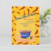 「Some Like It Hot」チリの招待状 招待状 (スタンド正面)