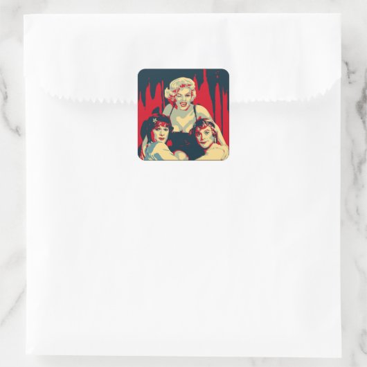 Some like it hot Pop Art スクエアシール (バッグ)