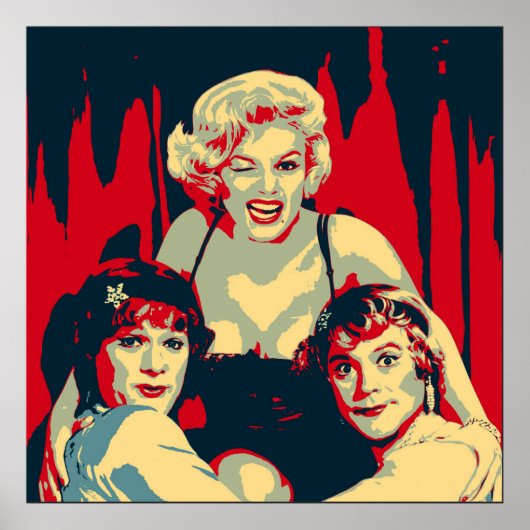 Some like it hot Pop Art ポスター (正面)