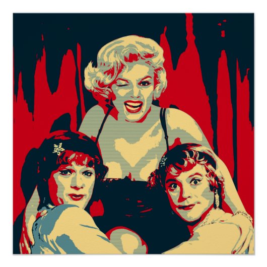 Some like it hot Pop Art ポスター (正面)