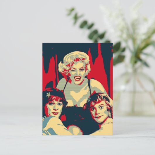 Some like it hot Pop Art ポストカード (スタンド正面)