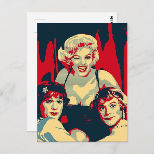 Some like it hot Pop Art ポストカード (正面/裏面)