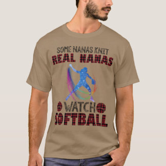 Some Nanas Knit Real Nanas Watch Softball Funny fr Tシャツ